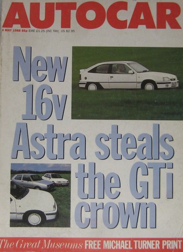 Autocar magazine may 1988 - magazine, 4
