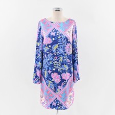 ALICE AND TRIXIE Dress Sz XS Micah Silk Floral Print Long Sleeve Strappy Bright