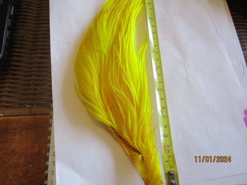 Metz cock neck cape - metz, yellow