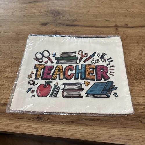 Teacher pouch zipped makeup - teacher,