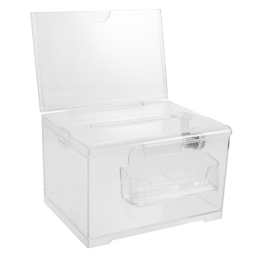 Acrylic ballot box - acrylic, travel