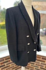 Zara black Boucle tweed jacket