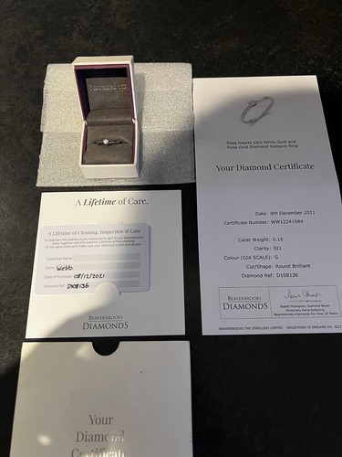 Beaverbrooks 18ct white - beaverbrooks,