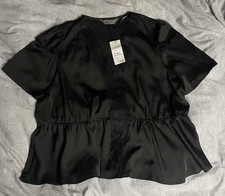 Womens Primark Top Shirt Black