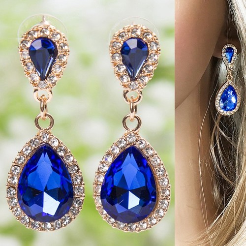 Crystal teardrop dangle - teardrop,
