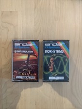 Flight Simulation,biorhythms- 48k Sinclair ZX Spectrum Games