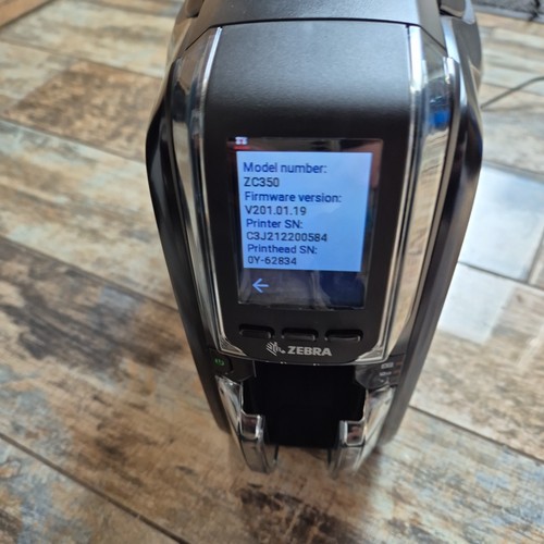 Zebra zc350 card printer - zc350, id