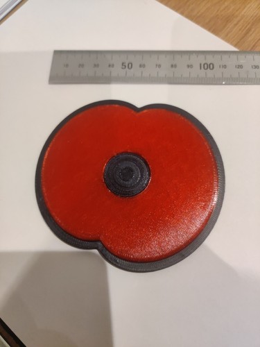 Red poppy drinks - drinks, coaster
