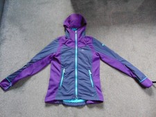 Ladies SALOMON LAB Polartec Thermal Hybrid Hooded Running Jacket Size UK M