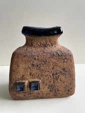 Curt M Addin Glumslöv Denmark pottery vase. 1970s