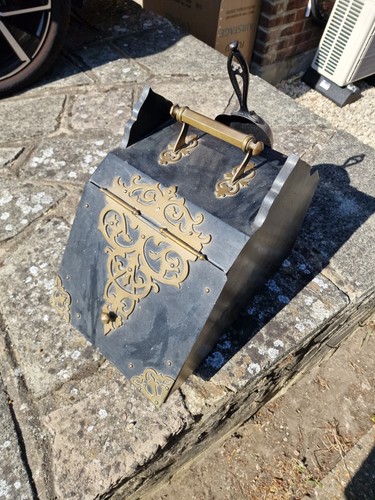 Antique brass coal - antique,
