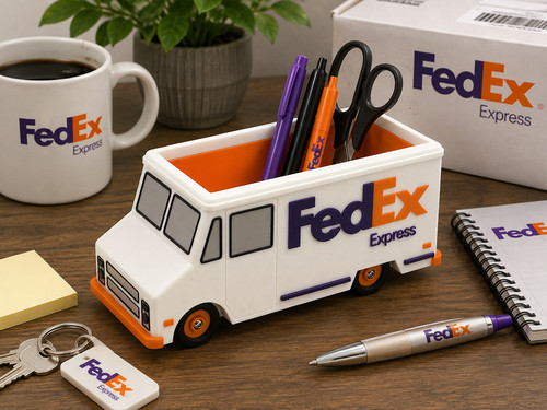 Fedex express delivery truck - fedex,