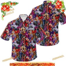 Villains Purple Red Pattern