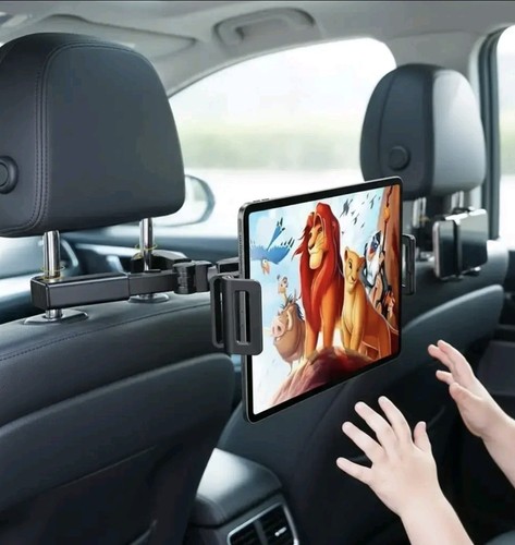 Car headrest tablet holder - headrest,