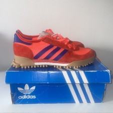 Adidas Originals Marathon TR trainer in a red/orange and blue UK 9.5