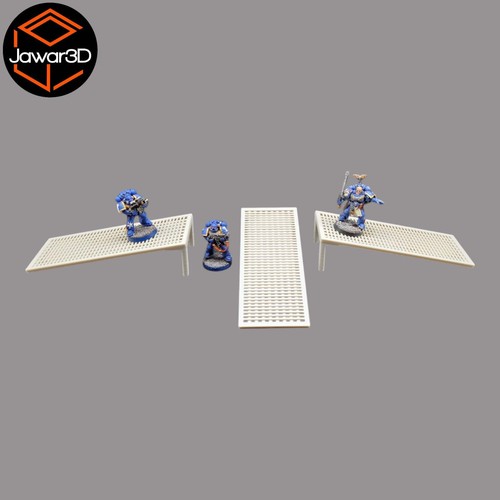 Footbridge ramp 28mm - x3,
