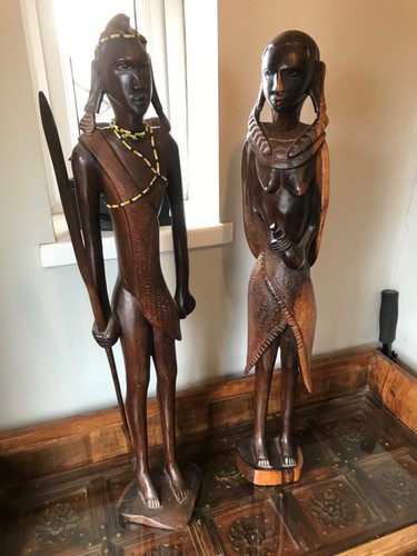 Vintage african male and
