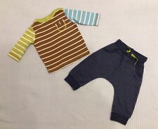 Next Baby Boy Long Sleeve Top & Trousers Outfit Set 3-6 Months
