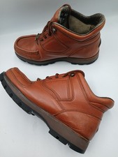 Rockport Size 6 W XCS Hydro Shield Brown Leather Mens Boots 