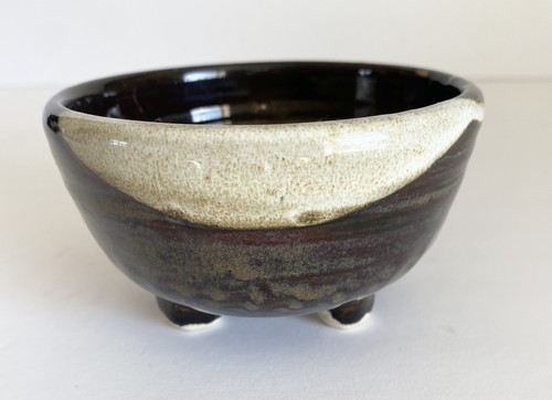 Studio pottery small footed - pottery,