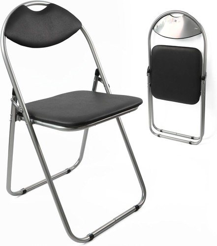 Paris faux leather chair folds - leather,