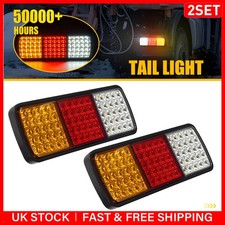 75 LED Truck Tail Light Bar 4PCS 12V Turn Signal Brake Reverse Light for Pickup