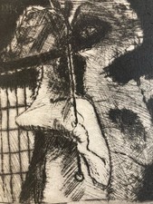 Very Fine Abstract Etching