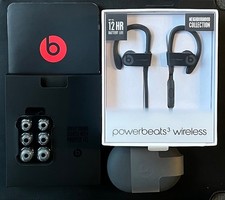 Powerbeats 3 Wireless Earphones – Asphalt Gray – Boxed (Used Once, Perfect Con.)