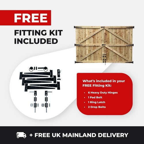 Wooden driveway gates - wooden,