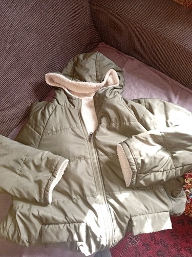 Long warm green - green, jacket