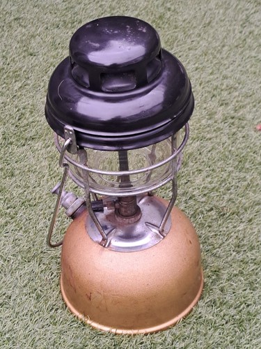 Vintage tilley storm lamp gold - tilley,