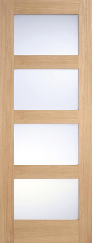 Oak shaker glazed - shaker, frosted