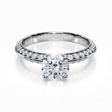 950 Platinum Engagement 1.5 Ct