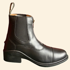 CABALLO PADDOCK BOOT SHORT RIDING JODHPUR ZIP FRONTED BOOTS