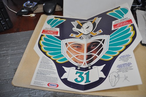 Guy hebert goalie mask kraft - guy,