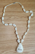Elephant Beaded Necklace Faux