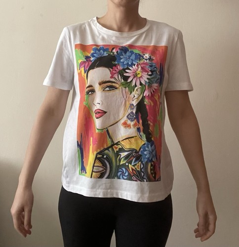 Zara white floral graphic - floral,