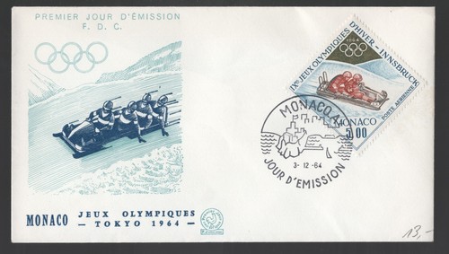 Monaco 1964 winter olympics - monaco,