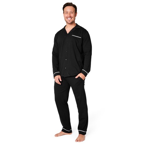 City comfort mens long pyjama - city,