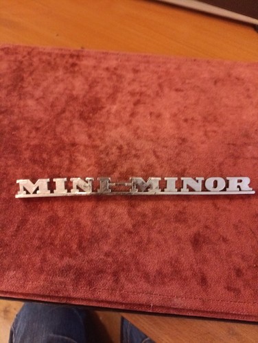 Morris mini minor script - minor, boot