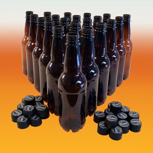 500ml amber pet - amber,