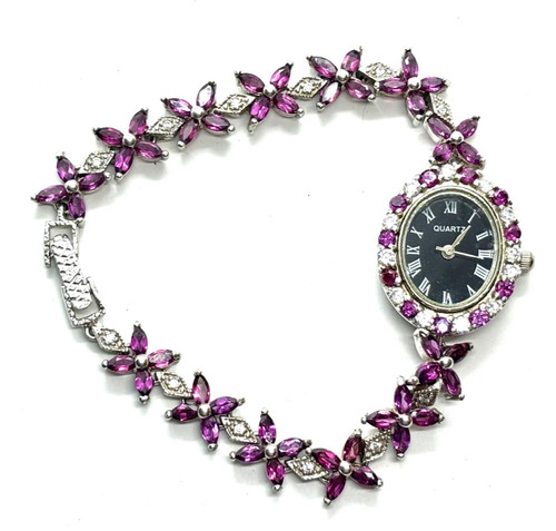 Sterling silver garnets - silver, &