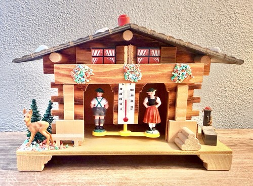 Vtg german wood weather - german, house
