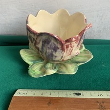Vintage Shorter and Son 'Water Lily' Posy Vase, likely from around 1939