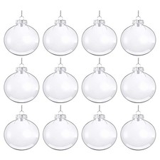 12 Pcs Transparent Xmas Tree
