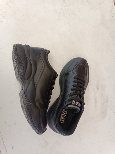 Versace black trainers size - black,