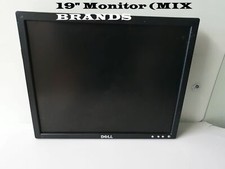 19" Computer Monitor MIX BRAND Dell HP Flex Acer Asus TFT PC CCTV PC LCD Monitor