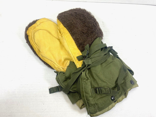 Army arctic mittens new old - army, mittens,