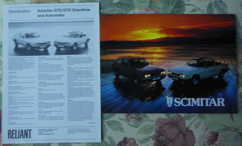 Reliant scimitar gte gtc - reliant,