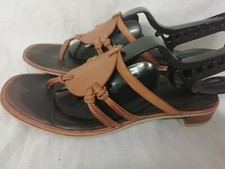 Womens Timberland Leather Slipper Casual Summer Sliders size 7W UK 5